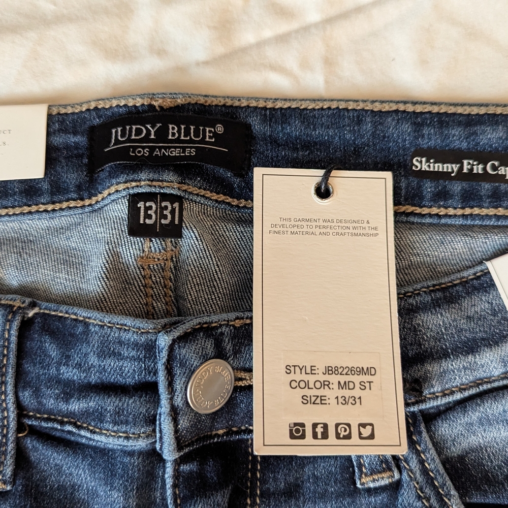 Judy Blue Women's Blue Skinny Fit Jeans